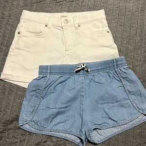 2 pairs girls crew cuts shorts 8 10
